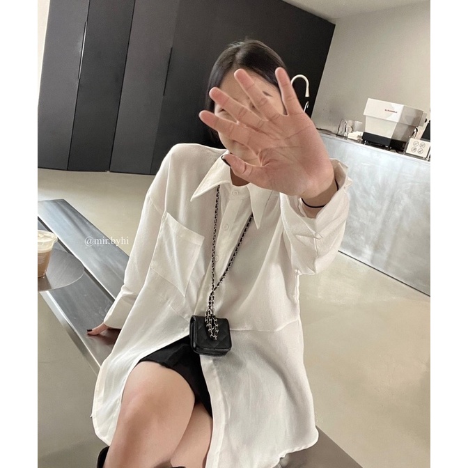 Mir.byhi: 𝐌𝐨𝐧 𝐬𝐡𝐢𝐫𝐭 Áo sơmi trắng form hàn
