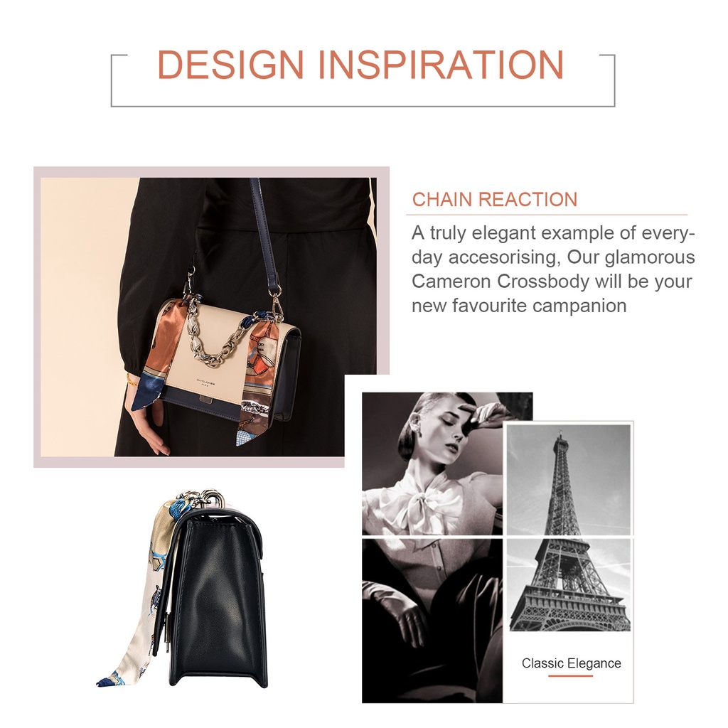 Túi đeo chéo DAVID JONES thời trang nữ tính