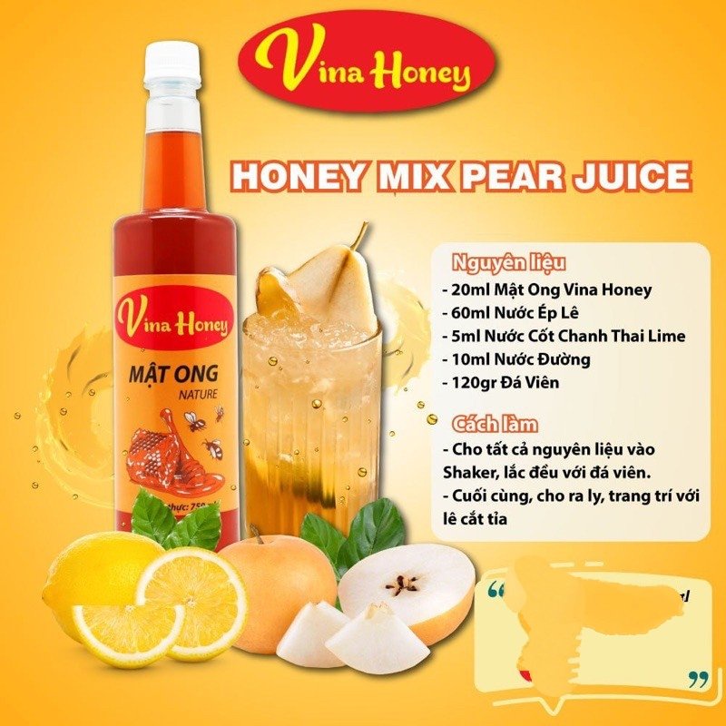 Mật Ong Vina Honey 750ml