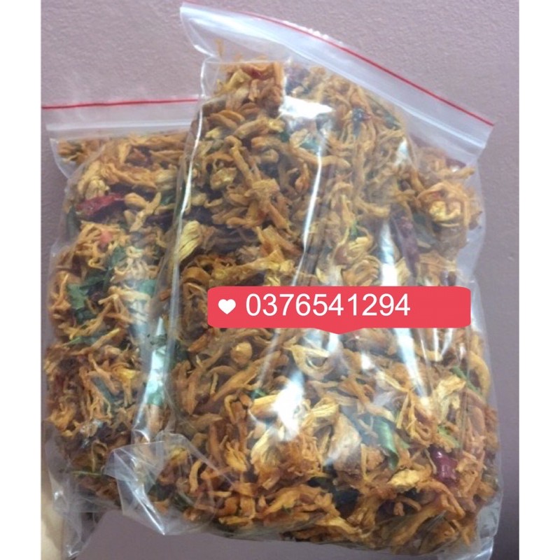 500g KHÔ GÀ CAY LÁ CHANH | BigBuy360 - bigbuy360.vn
