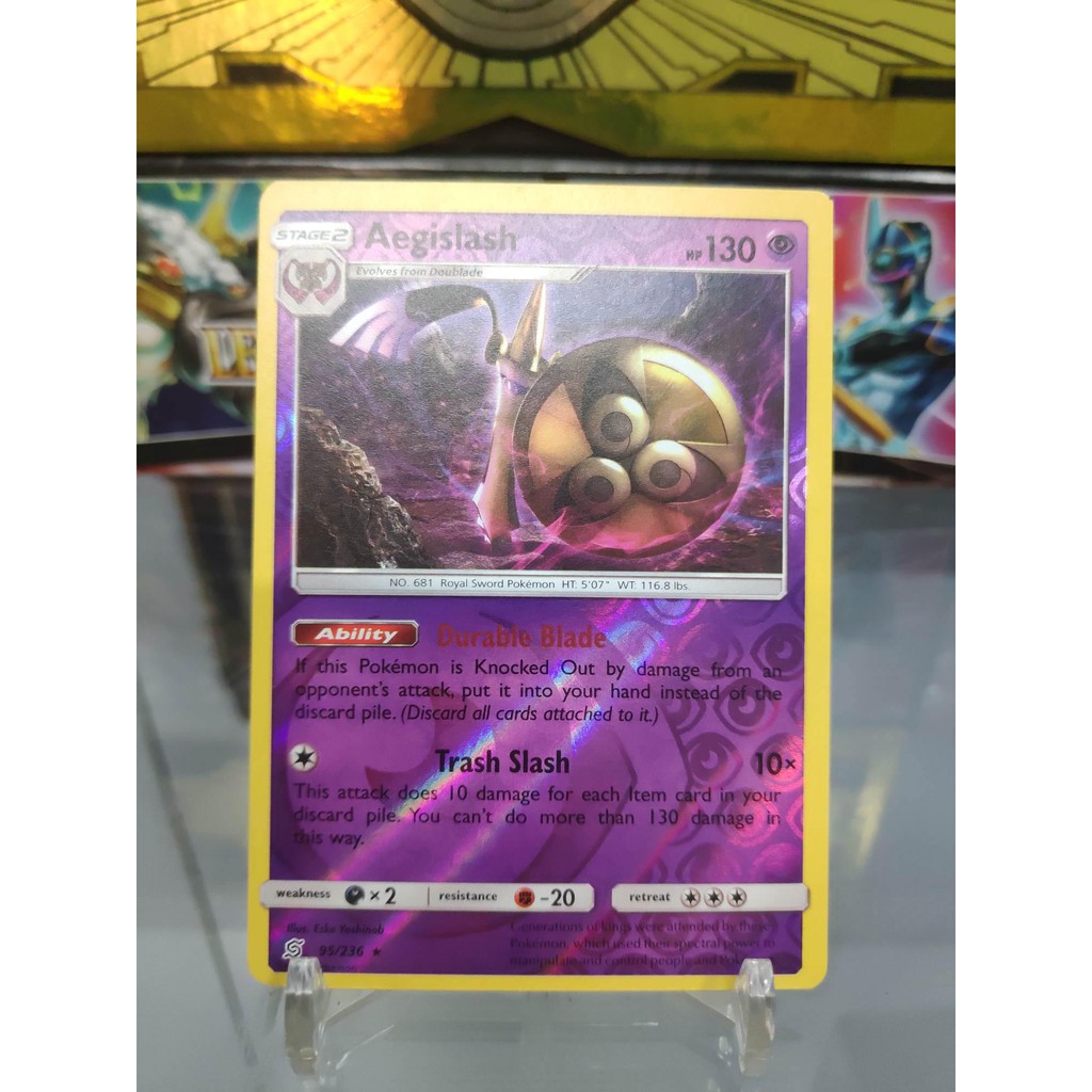 [ Dưa Hấu Yugioh ] Lá bài thẻ bài Pokemon Aegislash