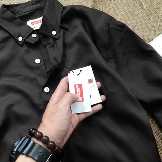 Sơ mi Lụa Levis Đen - Có Big size