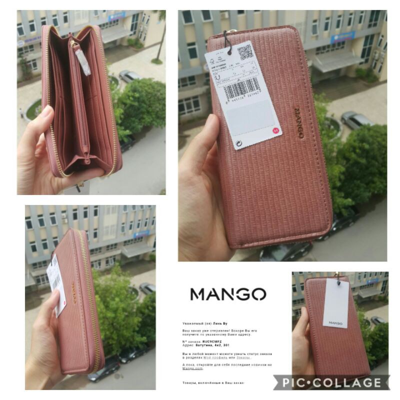 Ví dài Mango sale off có sẵn - hxt kèm bill