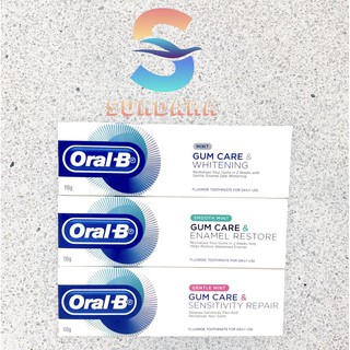 Kem Đánh Răng ORAL-B Gum Care 110g Phục Hồi Toàn Diện Sức Khỏe Cho Men Răng và Nướu - Chính hãng