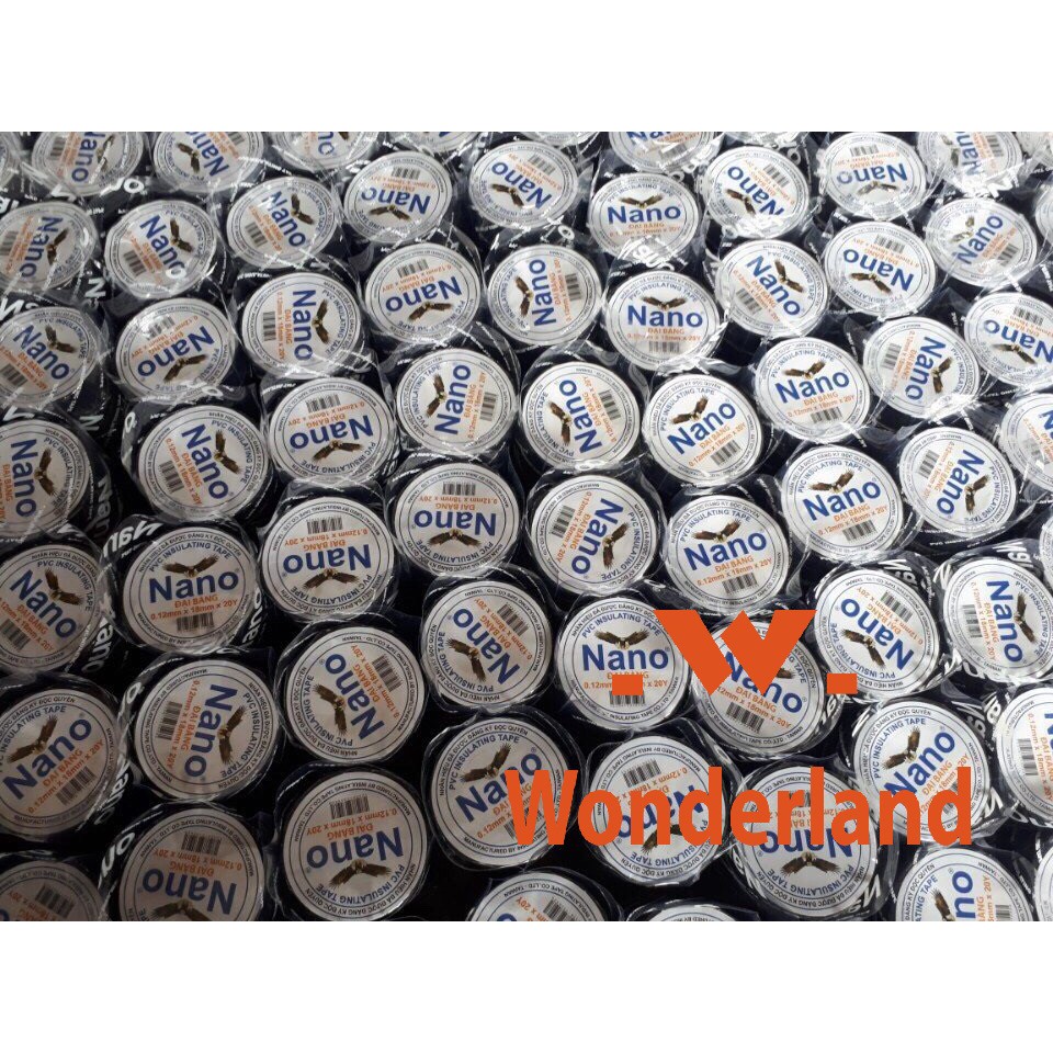 Băng keo điện đen 1 cây 10 cuộn 20y