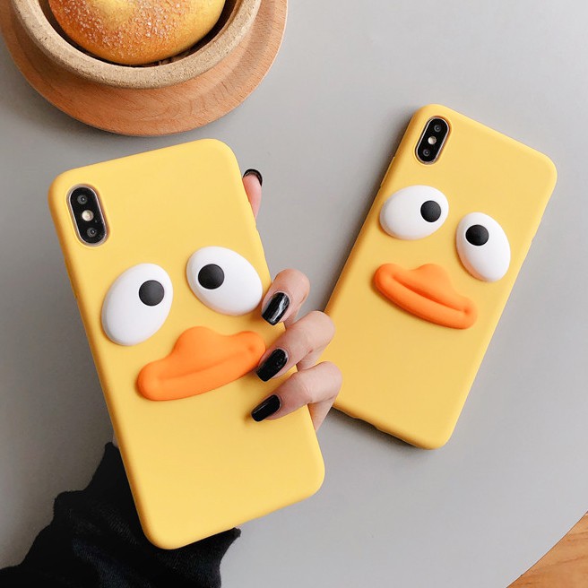 Xiaomi Mi Max 2 3 Pocophone F1 A1 A2 A3 Note 3 10 Mi 6 8 9 SE Mi8 Lite Play Mi 10 9 9T Pro Phone Case Cartoon Duck Soft Back Cover