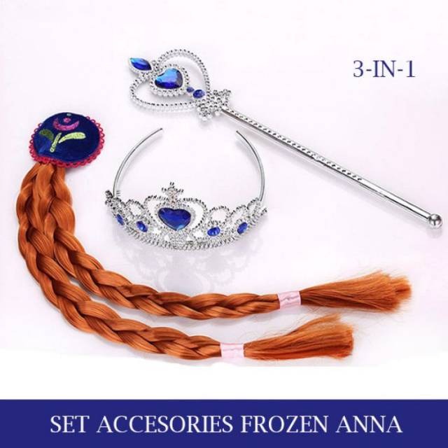 Đầm Hóa Trang Anna Trong Phim Frozen 2 Màu Đen / Xanh Lá / Nâu Thời Trang Mùa Đông