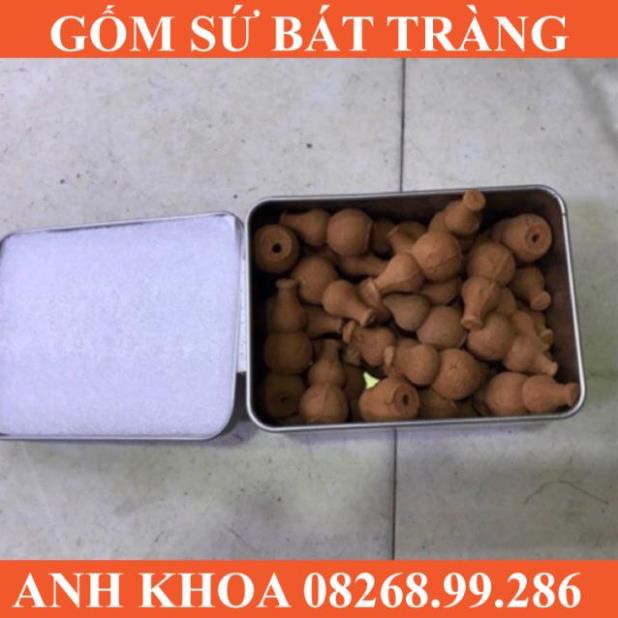 Trầm hương khói ngược hồ lô 15-17 nụ - Gốm sứ Bát Tràng Anh Khoa