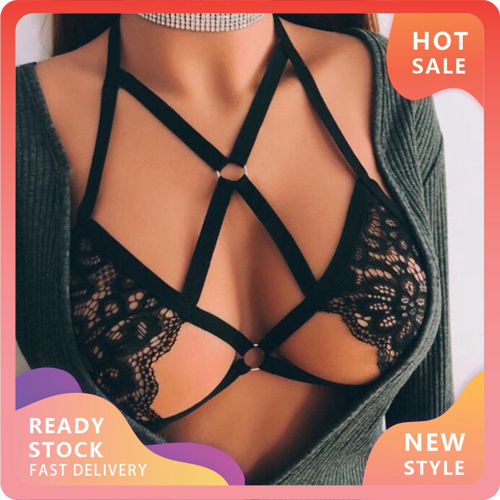 Áo Lót Nâng Ngực Hở Lưng Phối Ren Màu Sắc Thời Trang Quyến Rũ Cho Nữ