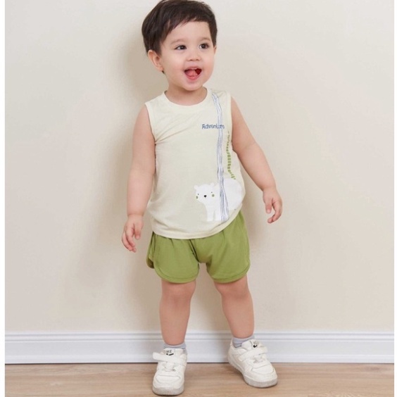 Bộ ba lỗ Lapomme cho bé trai, bé gái từ 6 tháng đến 5 tuổi