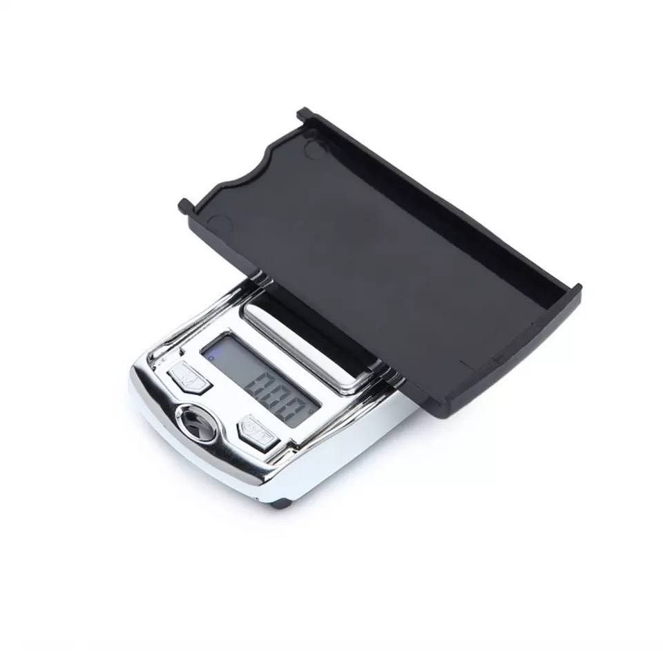Cân Tiểu Ly Mini 100g Chìa Khóa Xe Hơi Nhỏ Gọn Bỏ Túi Tặng Kèm Pin Tela Shop