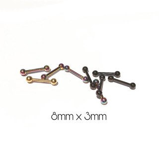 KHUYÊN THÉP Y TẾ/ KHUYÊN XỎ CƠ BẢN/ KHUYÊN THẲNG 2 ĐẦU BI