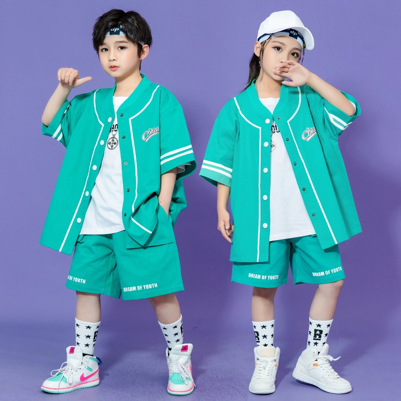 1 Bộ Trang Phục Nhảy Hip-Hop Đường Phố Mùa Hè Cho Bé A3