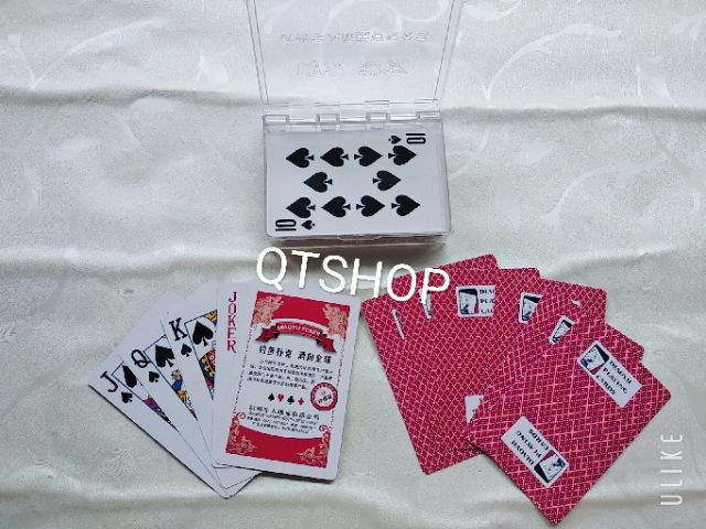 BỘ BÀI HỘP NHỰA NÀNG TIÊN CÁ, THẺ BÀI XỊN, TÚ LƠ KHƠ