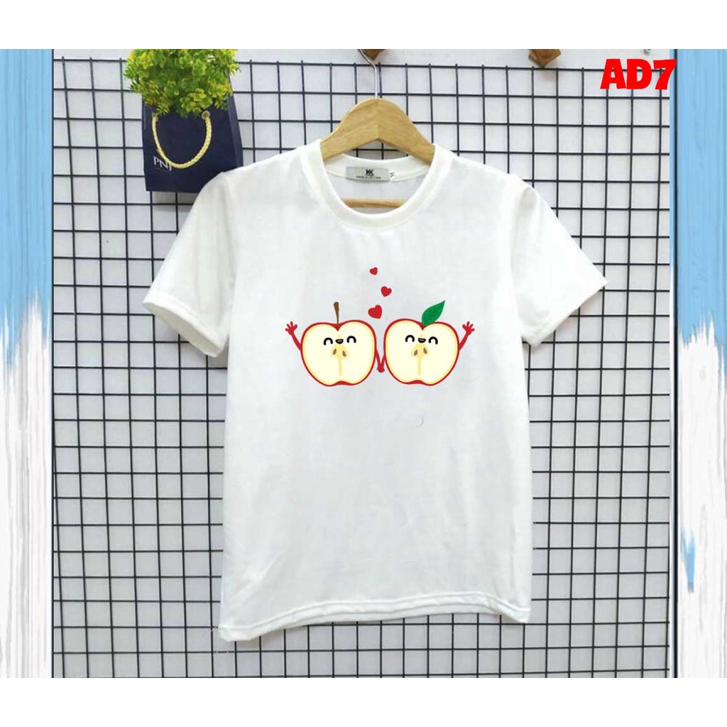 áo cặp nam nữ đồ đôi Tình Nhân Quả Táo Xinh Xắn