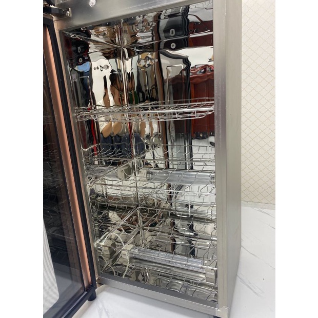 Tủ sấy khử trùng bát đĩa, diệt khuẩn bằng ánh sáng hồng ngoại và Ozon thương hiệu Kohn- Model KS35G - Befoyo