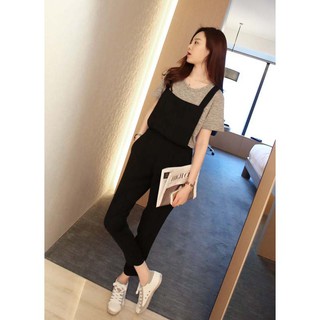 Quần yếm ống suông nữ