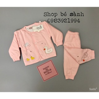 Combo nỉ bông và bộ nỉ cotton sợi bông siêu xinh cho khachd nha các mẹ