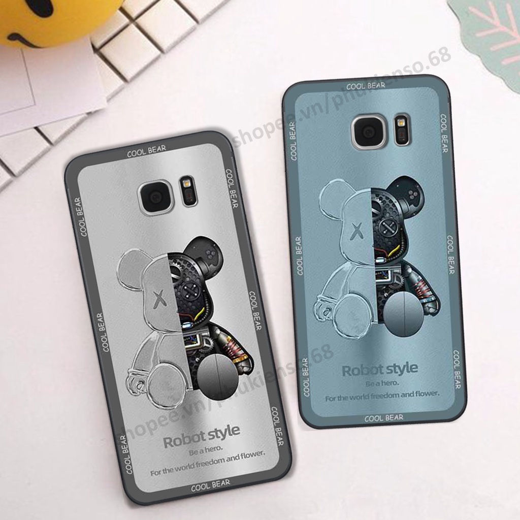 Ốp lưng điện thoại Samsung S6 / S6 EDGE / S7 / S7 EDGE in hình gấu bear, kaws, doremon thời trang, ốp lưng cao cấp chất