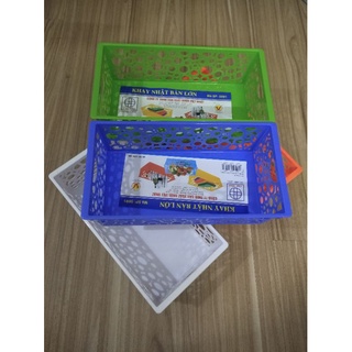 Khay để đồ kiểu Hàn Quốc nhựa Việt Nhật 28 x 15 x 8.5 cm
