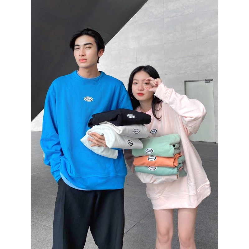 [LOCAL BRAND]  Áo Sweater Logo ❤️CINDER❤️ - Áo Hoodie Nỉ Trơn Unisex streetwear form rộng 9 Màu 💙💙 | BigBuy360 - bigbuy360.vn
