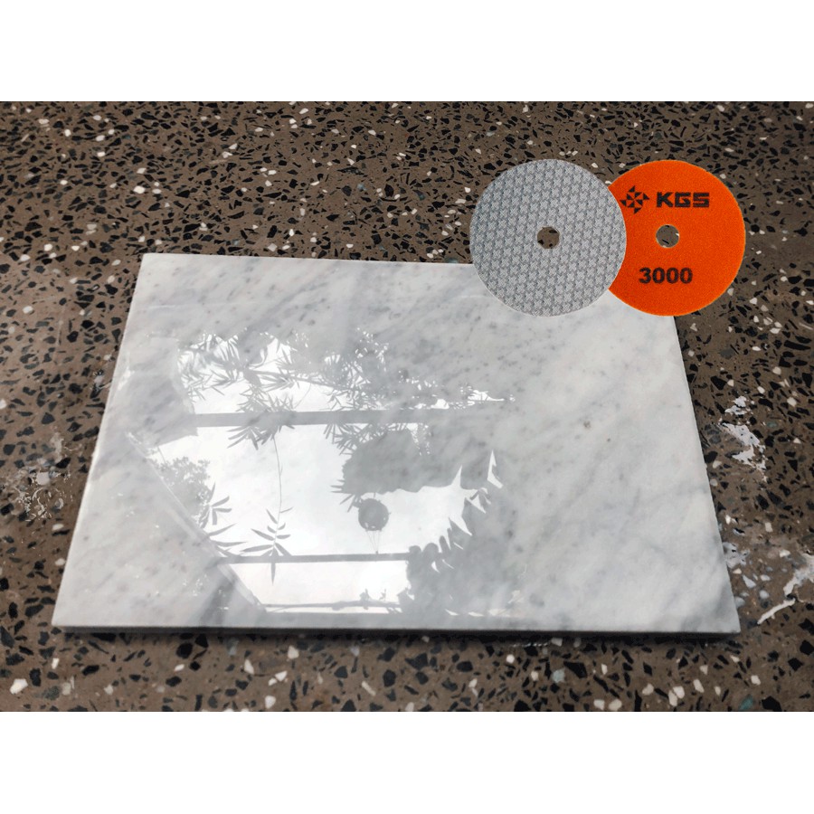 Đĩa đánh bóng sàn đá Marble, Terrazzo, Granite KGS Swiflex XX cao cấp đầu số 3000, nhập khẩu Thụy Sĩ phù hợp phục hồi sà