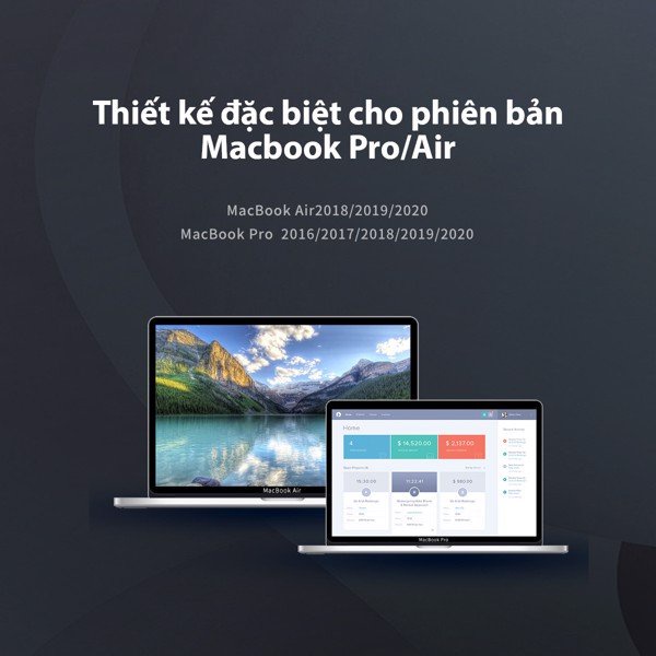 Hub chuyển đổi USB Type-C 5 trong 1 ORICO 2CT-5H-GY1 - Hàng Chính Hãng