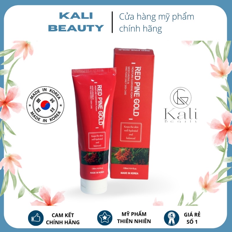 SỮA RỬA MẶT THÔNG ĐỎ –  RED PINE MOISTURE CLEANSING (130ml/Tuýp)