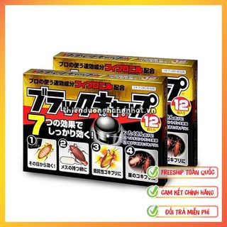 [FreeShip – hàng Auth]  Viên Diệt Gián EARTH - CHEM Nội Địa Nhật | Thuốc Diệt Côn Trùng Nhật Bản 12 Viên