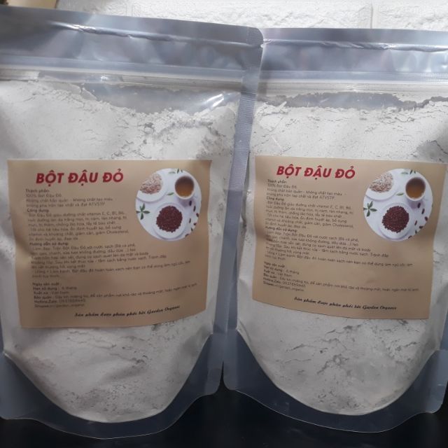 500g Bột đậu đỏ handmade tắm trắng, đắp mặt dưỡng da