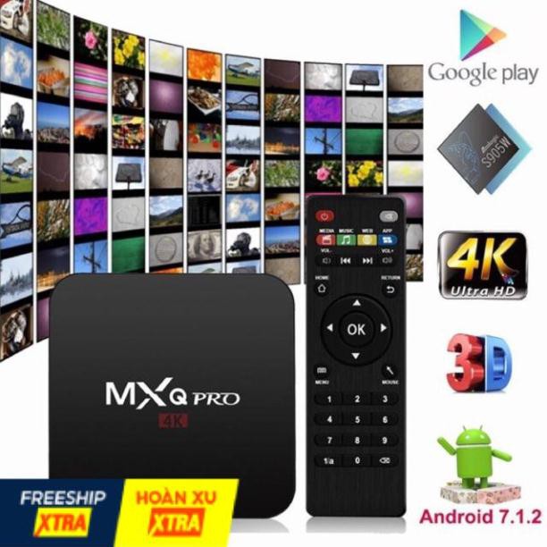 TV Box Siêu nét 4K MXQ Pro 2G+16G - Chip xịn S905W Tích hợp FPT Play