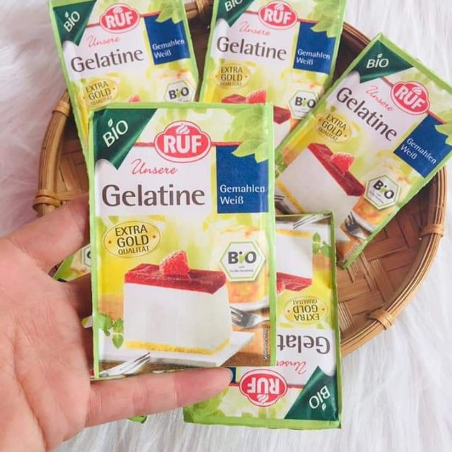 [Date mơi] Bột Gelatin hữu cơ 9gr