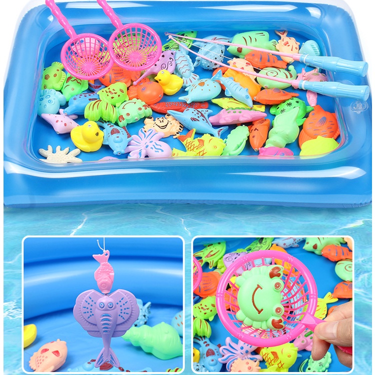 Bộ đồ chơi SEA SUN TOYS câu cá có gắn nam châm cho bé tùy chọn số lượng