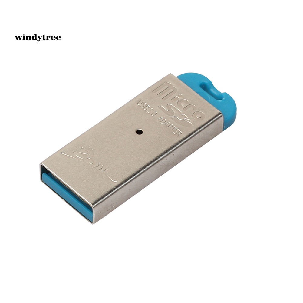 【WDTE】Portable Metal USB 2.0 Memory Card Reader High Speed Adapter for TF Card