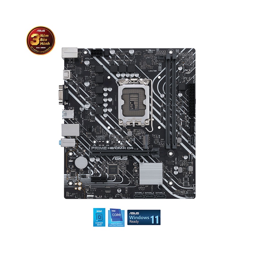 Main Asus PRIME H610M K D4 socket 1700 - Chính Hãng Viết Sơn Phân Phối