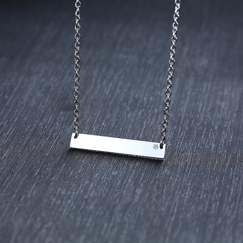 Vnox Dây Chuyền Hợp Kim Mặt Hình Thanh Gỗ Độc Đáo Thời Trang Cho Nữ