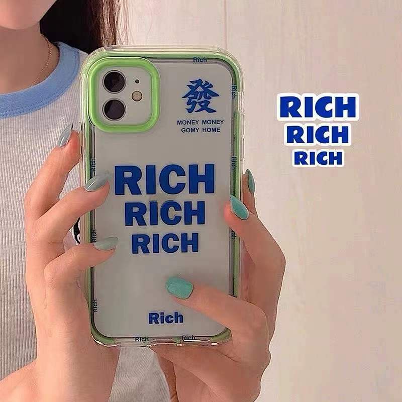 iPhone 13/14 Phone Case 12pro Apple XR Fortune 11 Female X All-Inclusive Xsmax Silicone 8Plus Set 7P thid