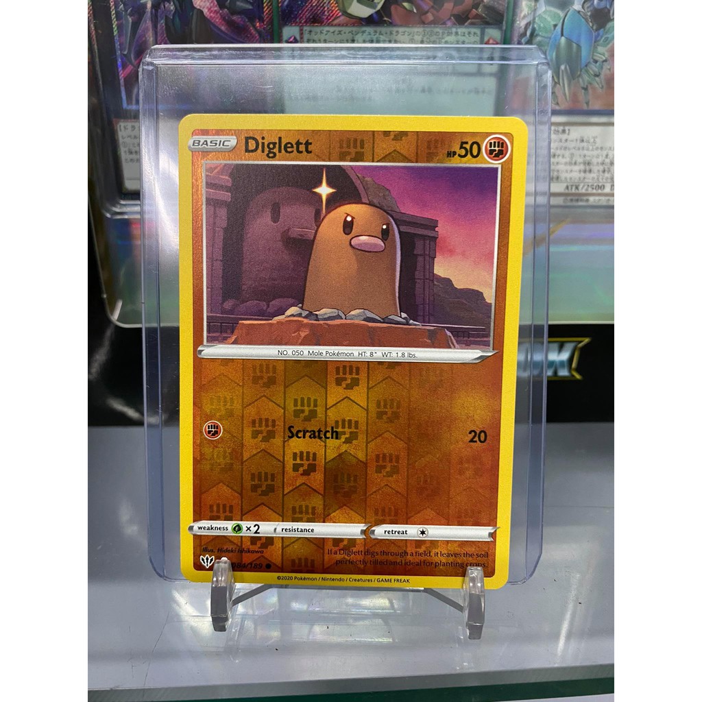 [ Dưa Hấu Yugioh ] Lá bài thẻ bài Pokemon Diglett