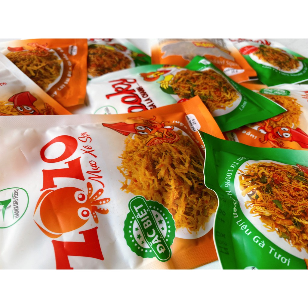 [Combo ĂN VẶT cho khách Sỉ ]  10 gói  Mực xé sợi ZOZO 25g + 10 gói Khô gà cooky 25g | BigBuy360 - bigbuy360.vn