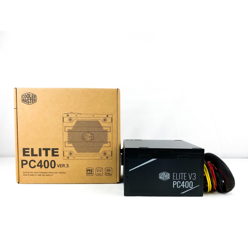 Nguồn Cooler Master Elite V3 PC400 400W Box - Bảo hành chính hãng 36 Tháng