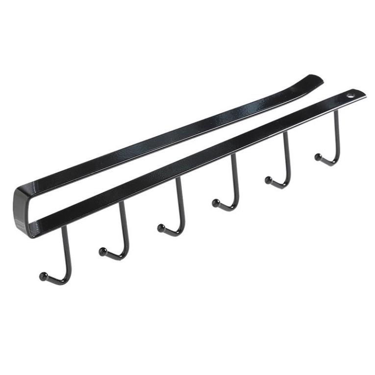 Móc sắt Dài 6 Móc Treo Vật Dụng Nhà Bếp ,Tủ Quần áo Đa Năng Dễ Lắp Đặt - K66