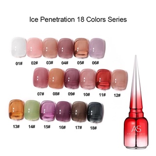 Sơn gel AS mã DTS chai đỏ nhọn 15ml chính hãng
