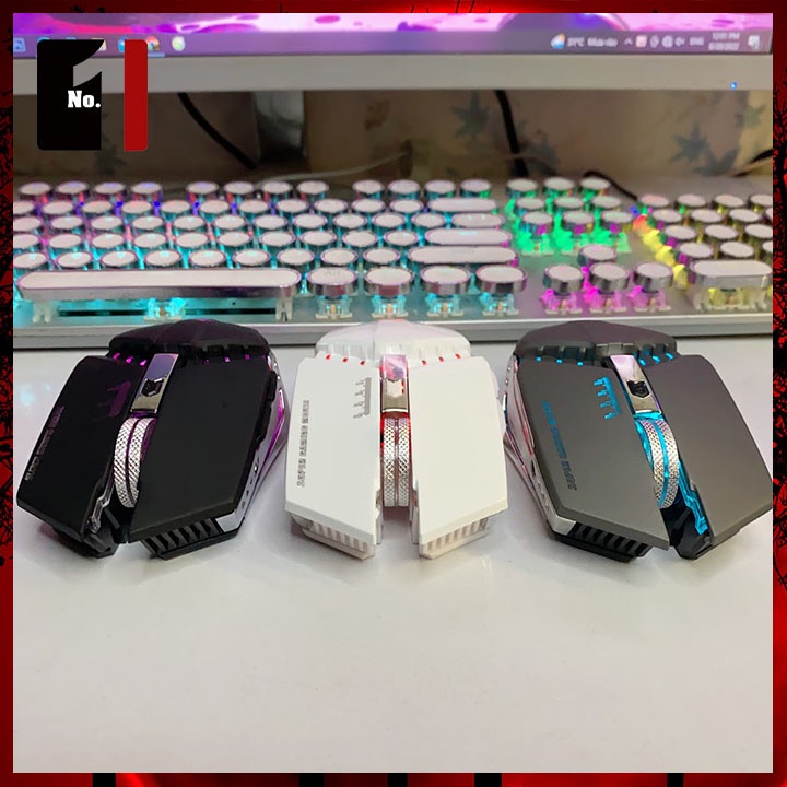 Chuột Gaming Không Dây Máy Tính T-WOLF Q15 Led Rgb Mouse Chuột Ko Dây Wireless Vi Tính Laptop Chơi Game Siêu Nhậy