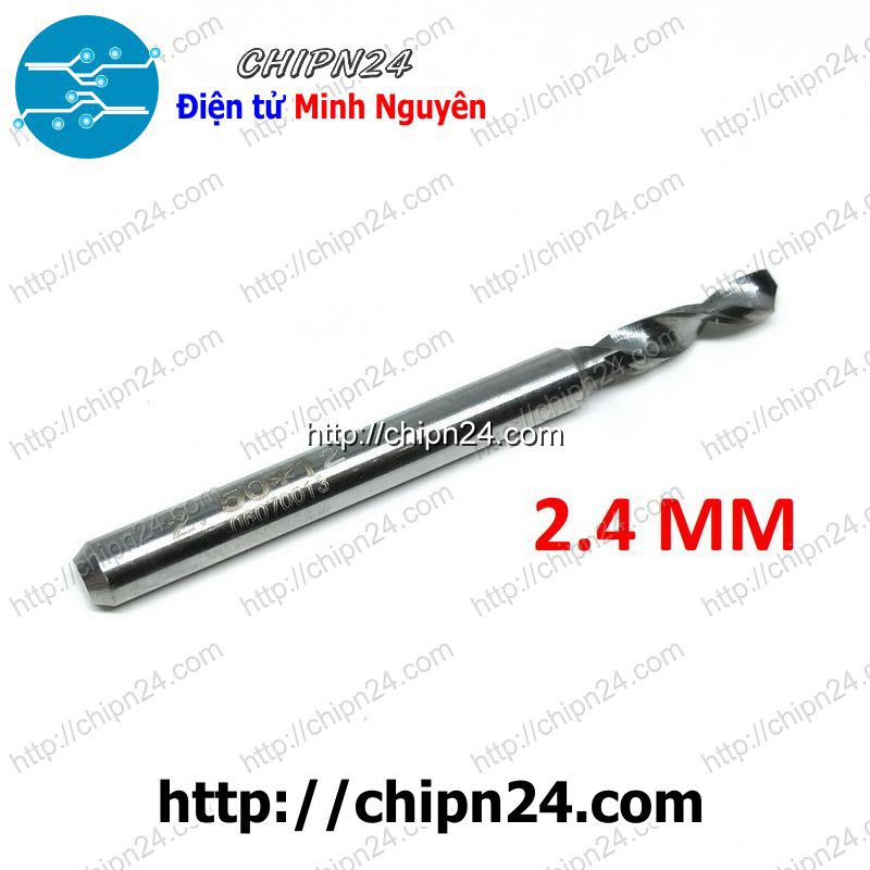 [1 CÂY] Mũi khoan mạch in CNC HỢP KIM 2.5mm (Mạch điện tử, PCB)