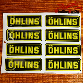 TEM NỔI OHLINS XE MÁY NGUYÊN TẤM [TẶNG KÈM 1 TEM STICK]