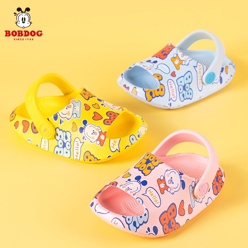 Dép cho bé Bobdog, sục Cross cho bé chính hãng siêu nhẹ chống trơn trượt