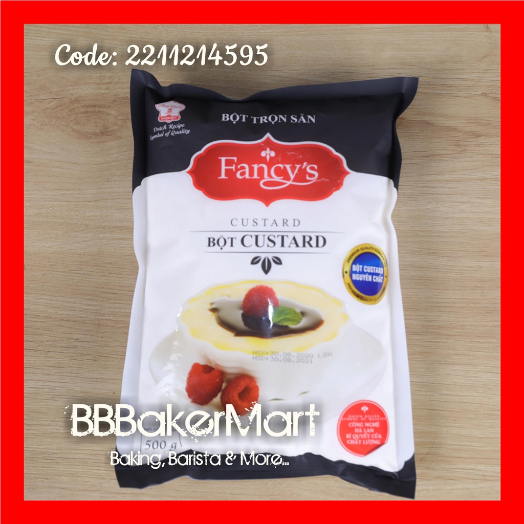 Bột nguyên chất CUSTARD hiệu FANCY - Gói 500gr