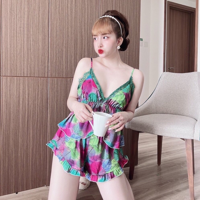 Đồ bộ Latin sexy phối ren