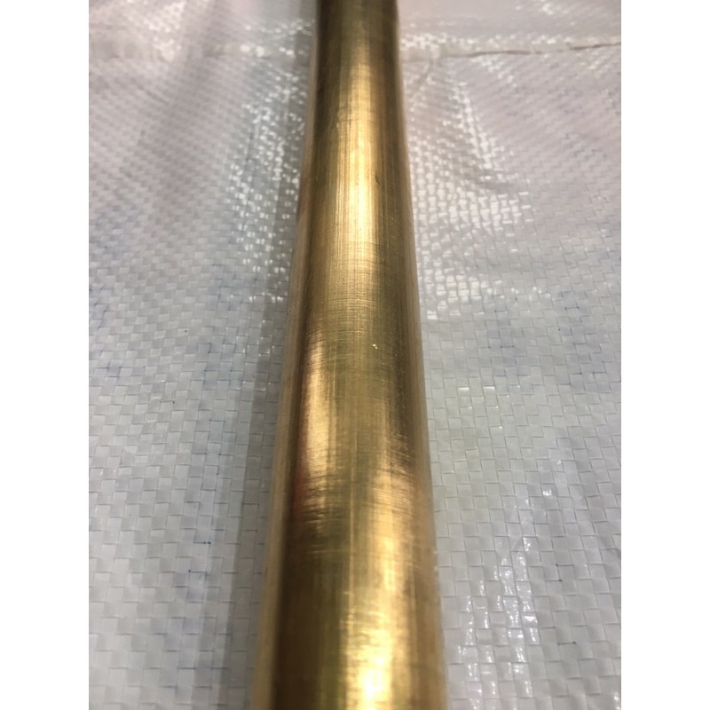 Đồng vàng ống D25mm lỗ trong 11mm dài 1m