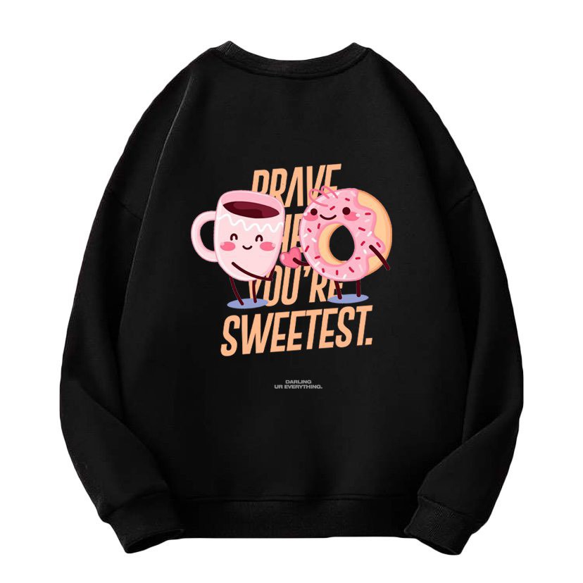 ÁO SWEATER NỈ BÔNG DONUT